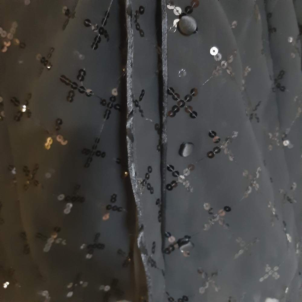 2-PIECE Julianna Collezione Sequin Cami Blouse M ☆ - Picture 9 of 11